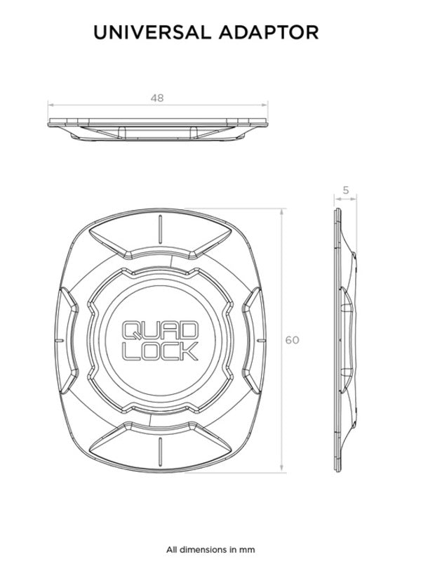 Adaptador universal QUAD LOCK