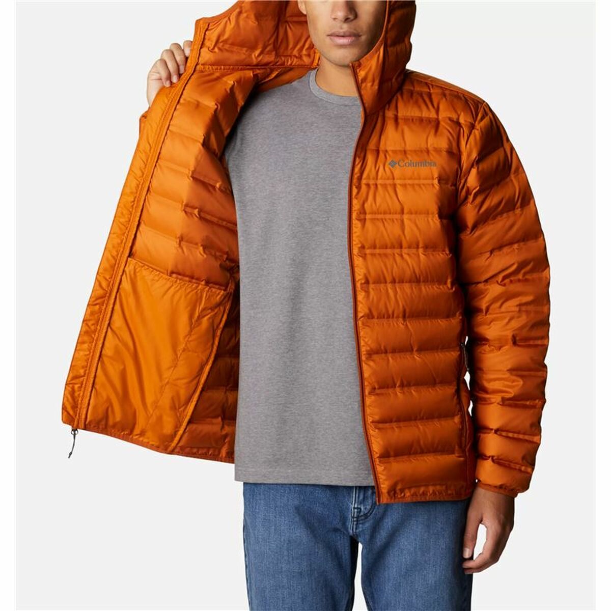 Chaqueta Deportiva para Hombre Columbia Lake 22 Naranja