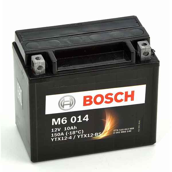 Bateria de motocicleta BOSCH M6014 12V (recondicionada A+)