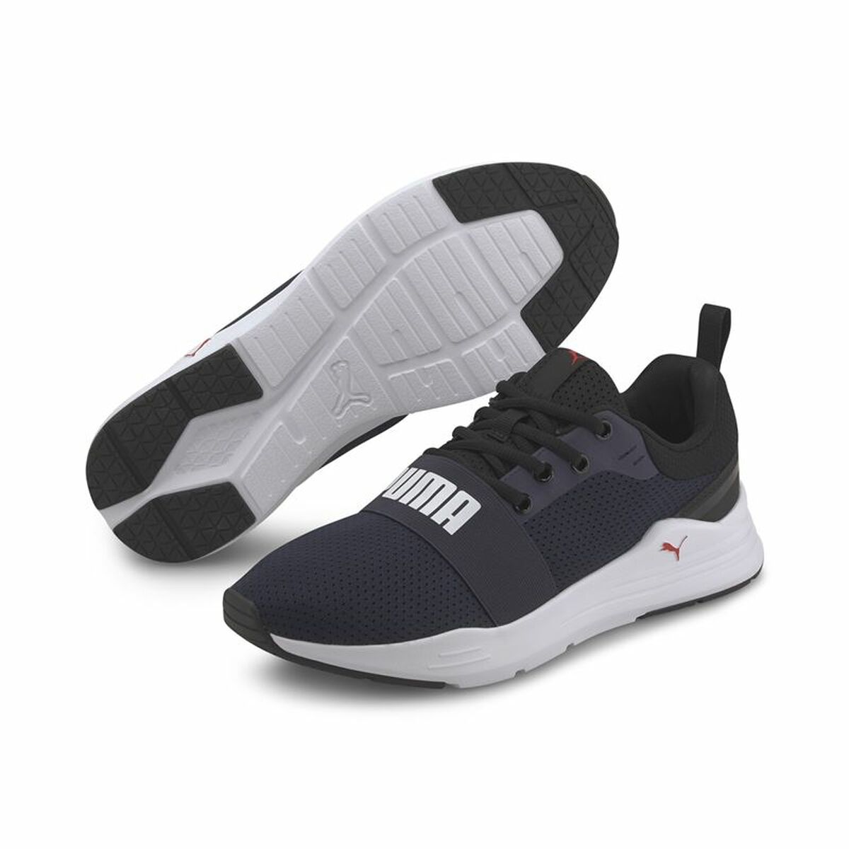 Tênis de corrida adulto Puma Wired Run azul escuro unissex