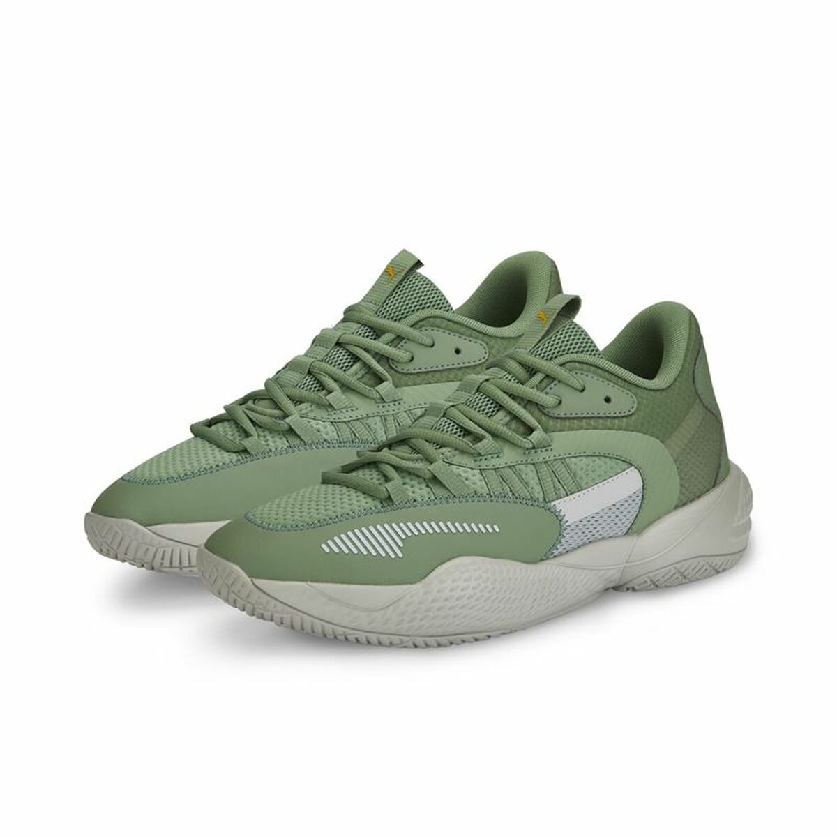 Tênis de basquete adulto unissex Puma Court Rider 2.0 verde