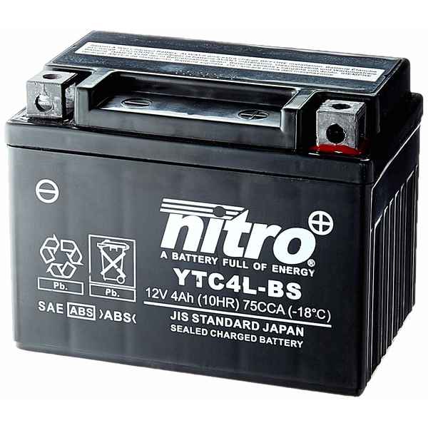 Batería NITRO YTC4L-BS-N (Reacondicionado B)