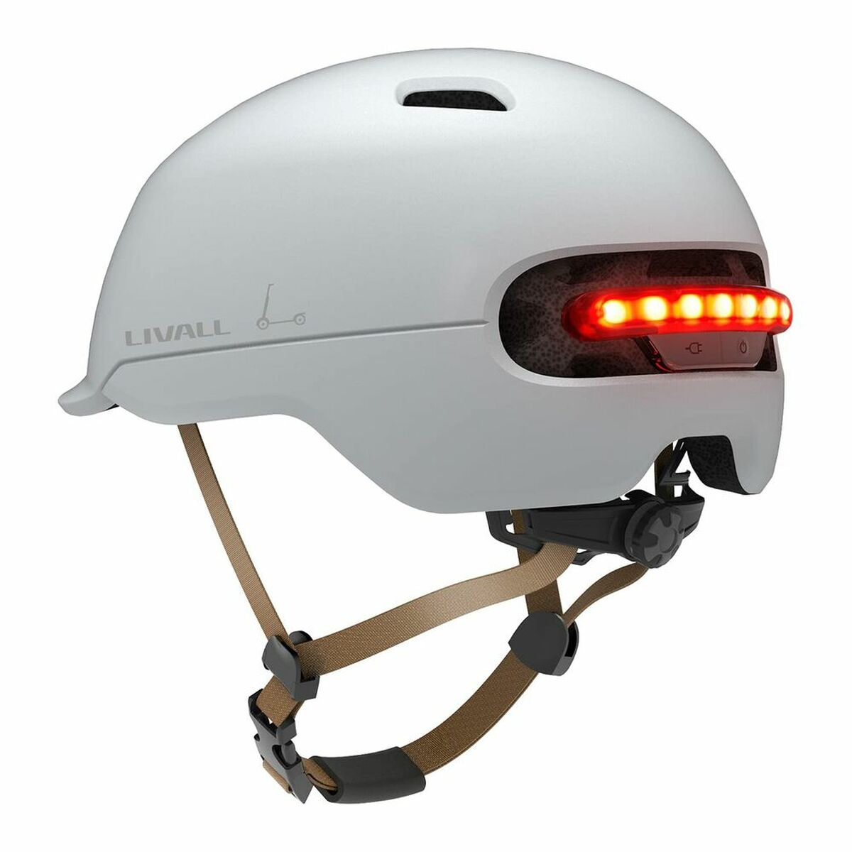 Capacete para Scooter Elétrica Livall C20 Branco M