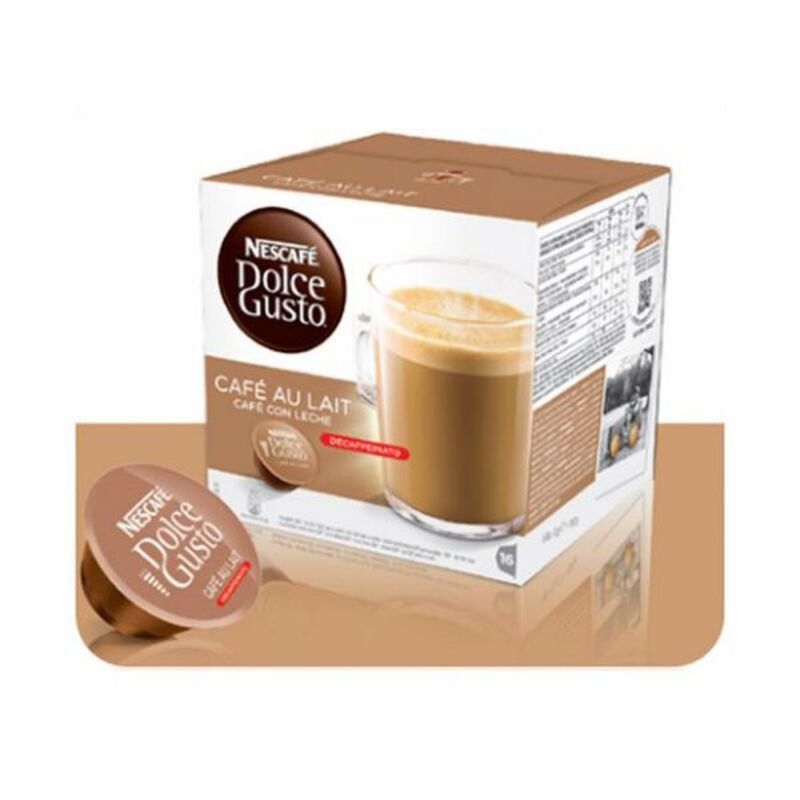 Cápsulas de Café Nescafé Dolce Gusto 97934 Café Au Lait (16 uds) Descafeinado