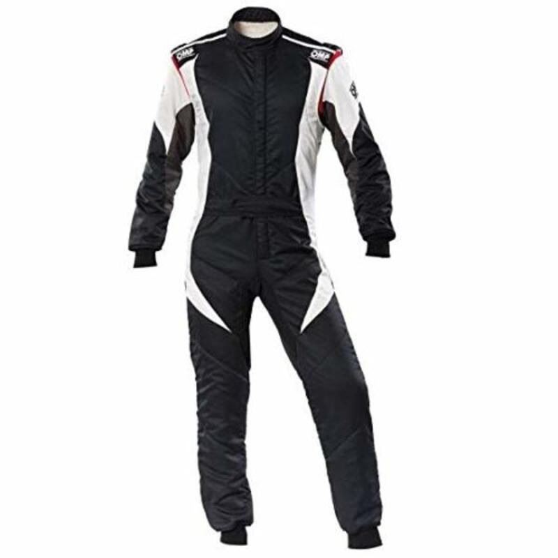 Mono Racing OMP FIRST EVO Negro/Blanco 56