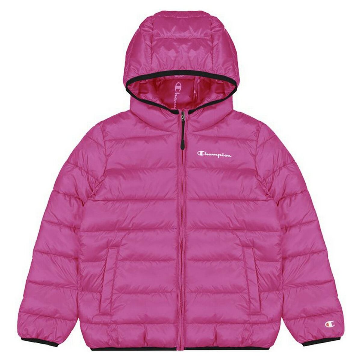 Chaqueta Deportiva Champion Hooded Jr Rosa