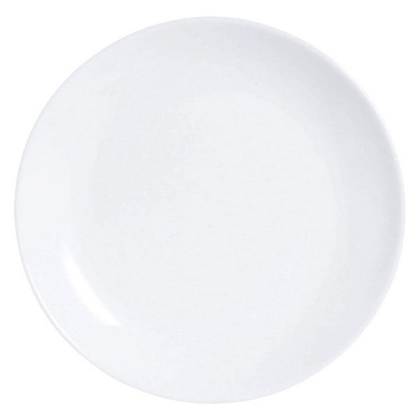 Set de Platos Luminarc Diwali 6 pcs Blanco Vidrio (19 cm)