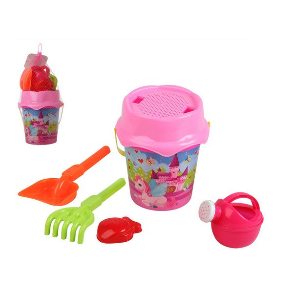 Conjunto de brinquedos de praia de unicórnio (6 peças)