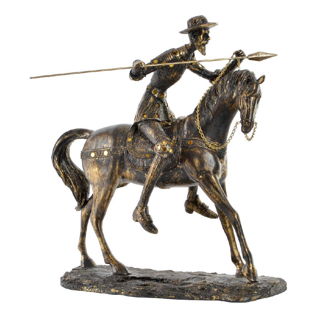 Figura decorativa DKD Home Decor Resina Don Quixote (36 x 19 x 39 cm)