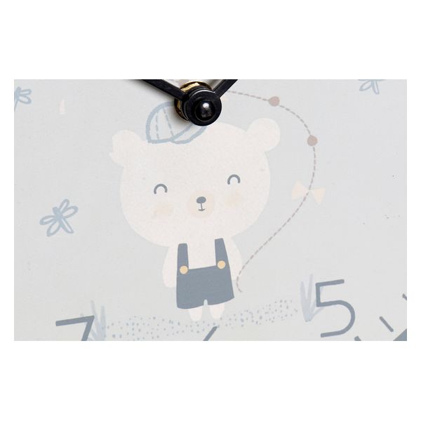 Reloj de Pared DKD Home Decor Infantil Madera MDF (2 pcs) (24 x 3 x 24 cm)