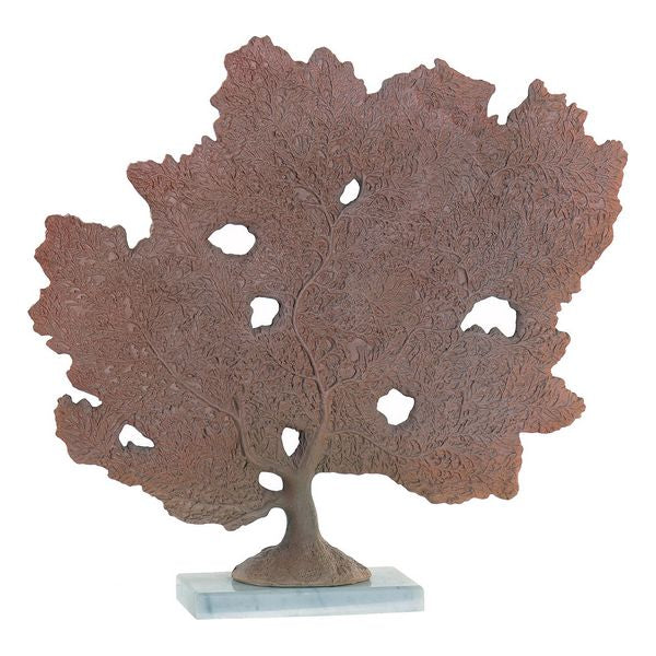 Figura Decorativa DKD Home Decor Coral Resina Mármol (43 x 8 x 39 cm)