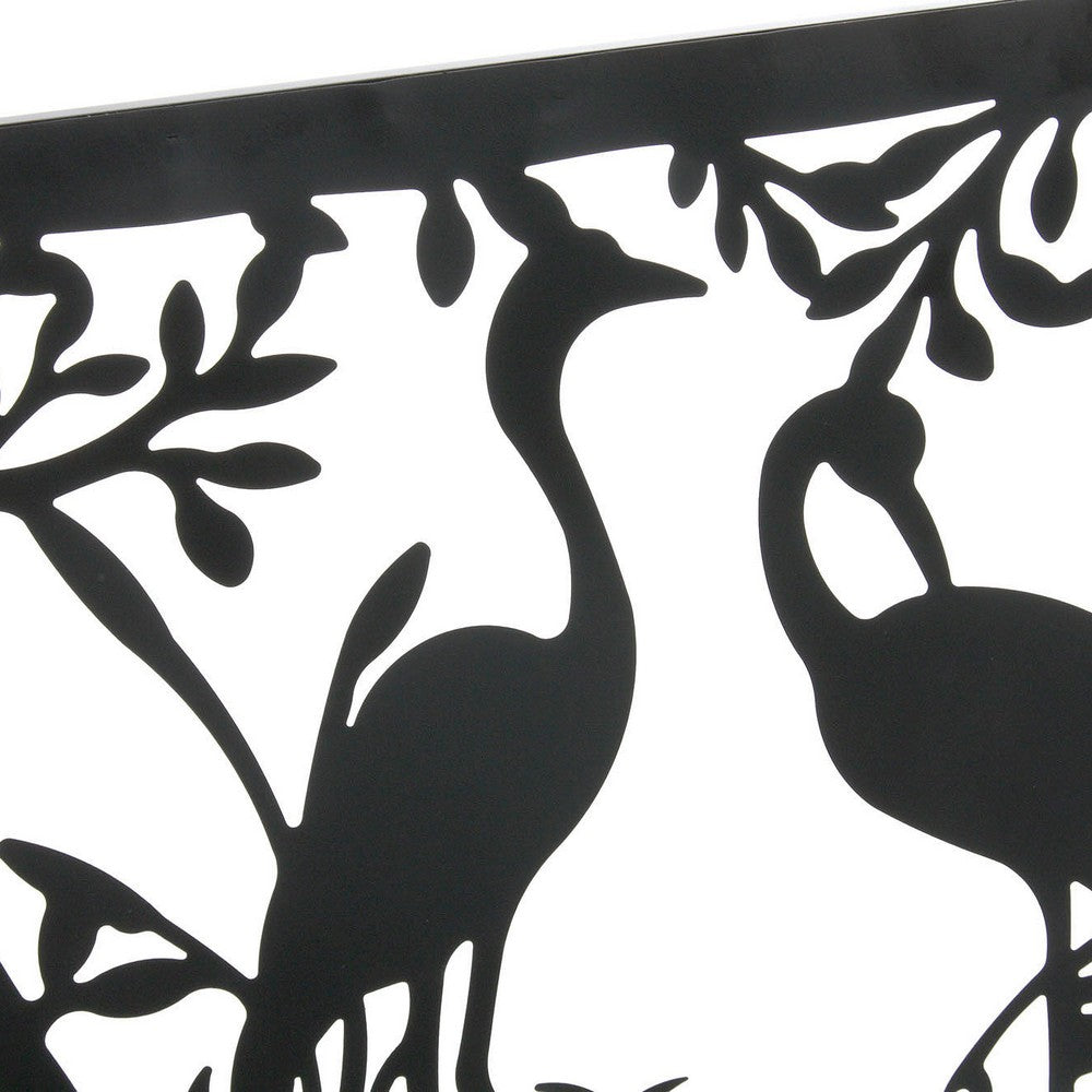 Figura decorativa DKD Home Decor Metal Birds (2 unidades) (96 x 1 x 50 cm)