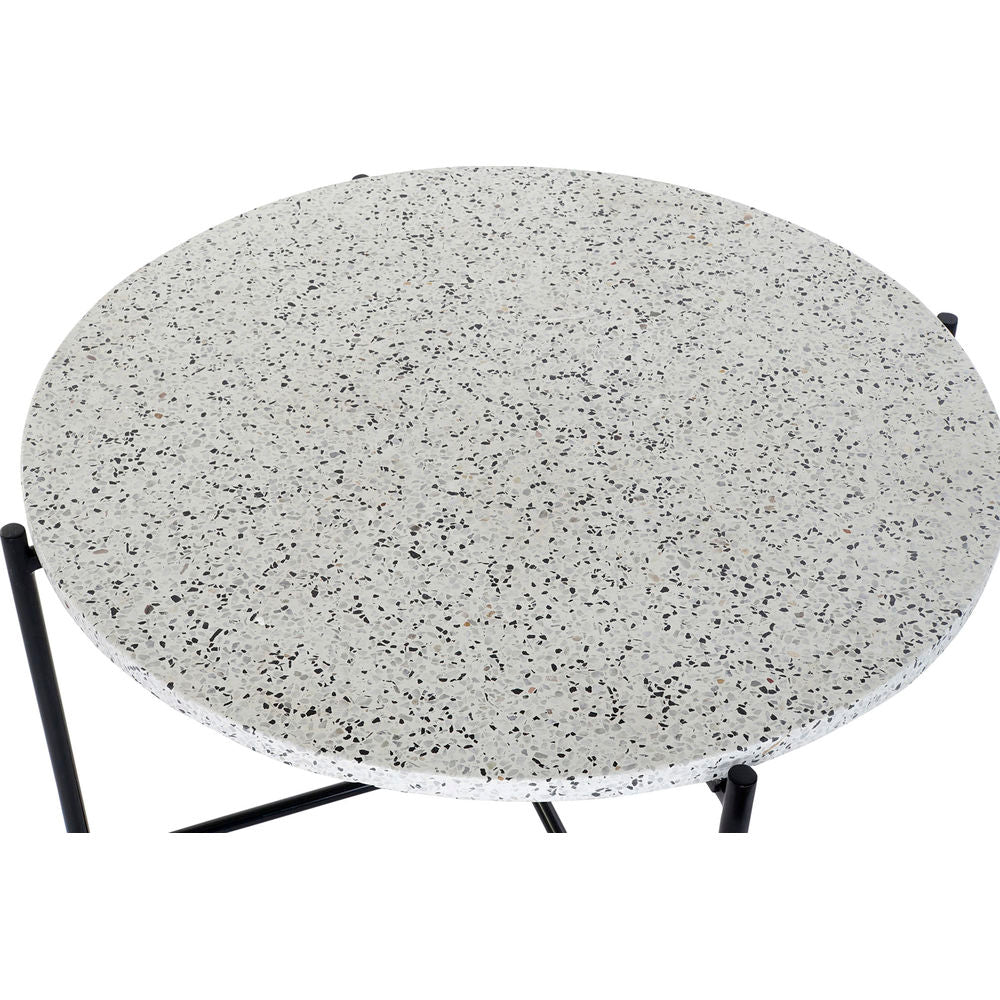 Mesa de Comedor DKD Home Decor Piedra Hierro (80 x 80 x 45 cm)