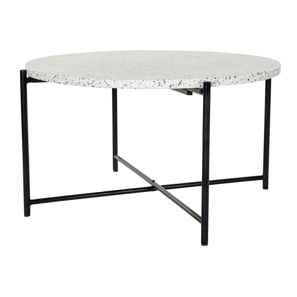 Mesa de Comedor DKD Home Decor Piedra Hierro (80 x 80 x 45 cm)