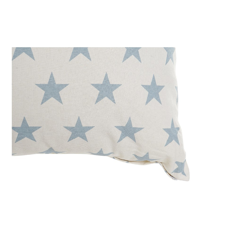 DKD Home Decor Almofada Algodão Poliéster Estrelas (2 unidades) (60 x 10 x 60 cm)