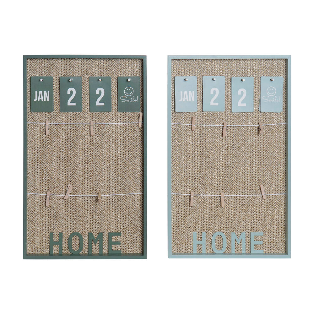 Organizador DKD Home Decor PP (Polipropileno) Madera MDF (2 pcs) (30 x 3 x 50 cm)