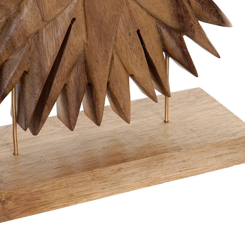 Figura Decorativa DKD Home Decor Estrella Madera Natural (28 x 9 x 34 cm)