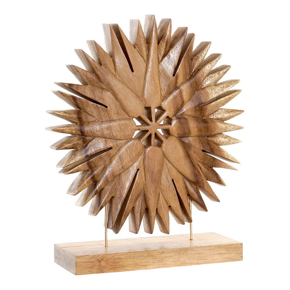 Figura Decorativa DKD Home Decor Estrella Madera Natural (28 x 9 x 34 cm)