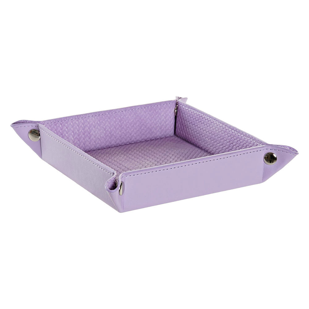 Vaciabolsillos DKD Home Decor Lila Poliuretano (20 x 20 x 4 cm)