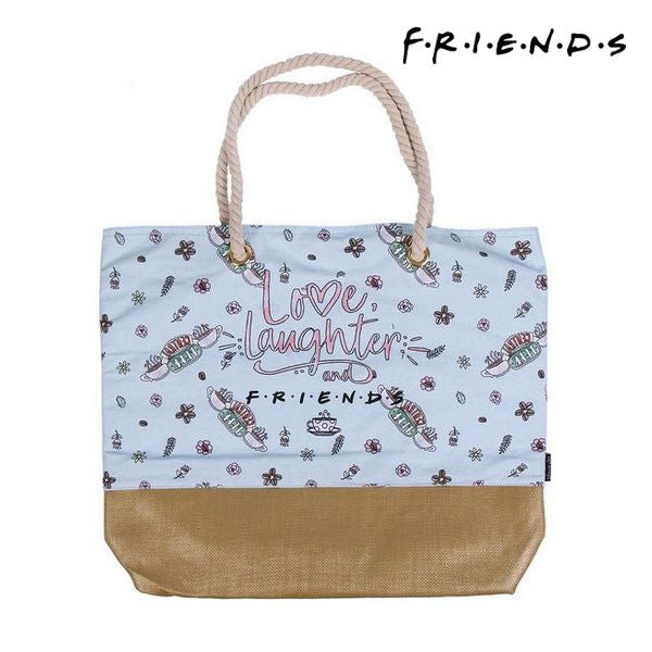 Bolsa de Playa Friends Azul claro