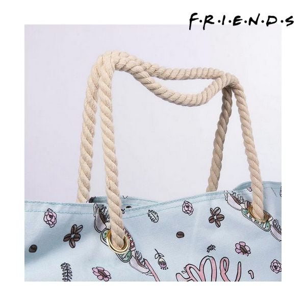 Bolsa de Playa Friends Azul claro