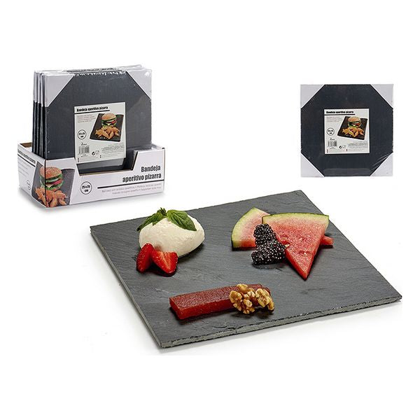 Set de Aperitivo Pizarra (25 x 0,5 x 25 cm)