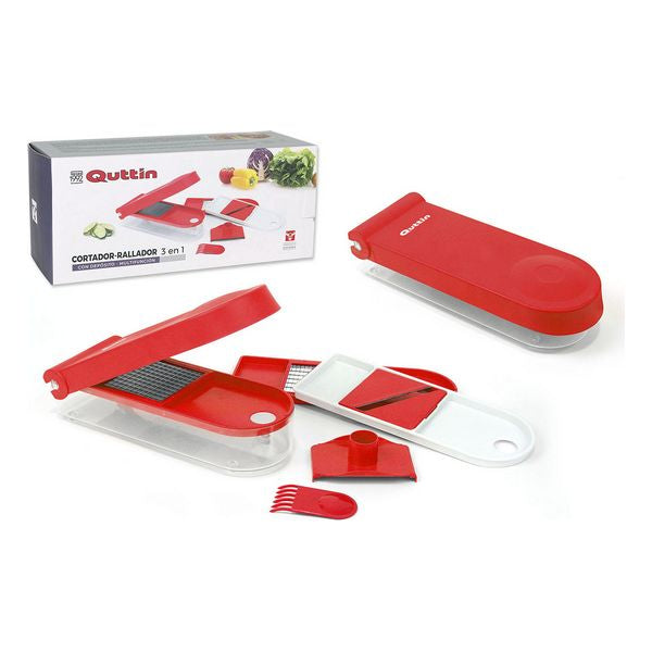 Ralador Quttin Branco Vermelho (10 x 27 x 5,5 cm)