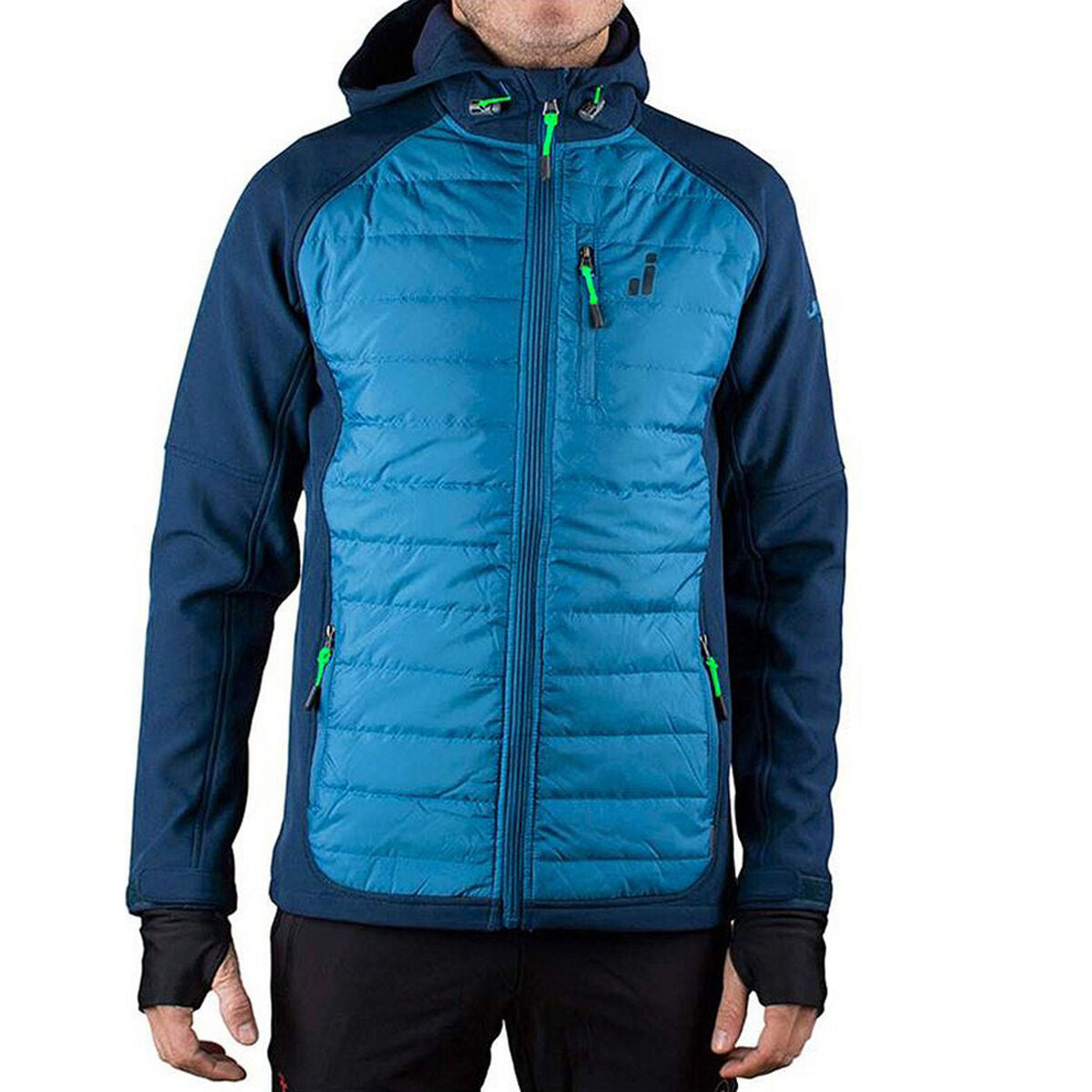 Anorak Joluvi Hybrid Hombre Azul cielo