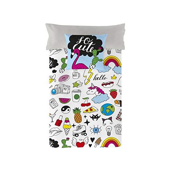 Capa de edredão Couture Cool Icons (cama de 90 cm)