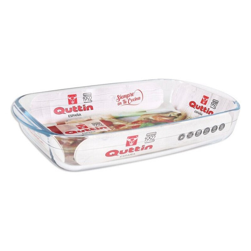 Fuente de Cocina Quttin Cristal Rectangular