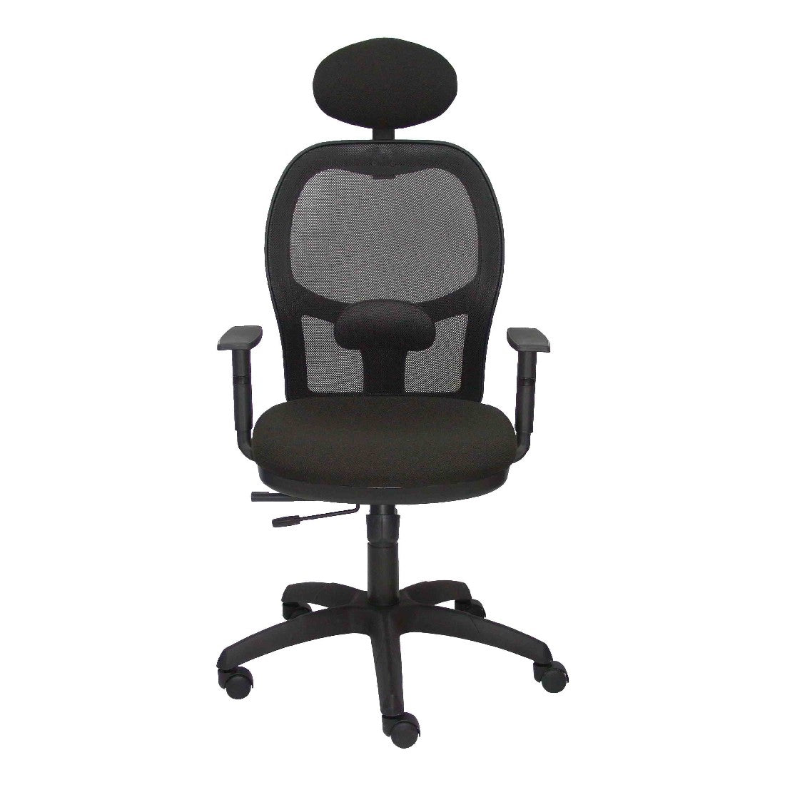 Silla de Oficina con Cabecero Jorquera  P&C I840CTK Negro