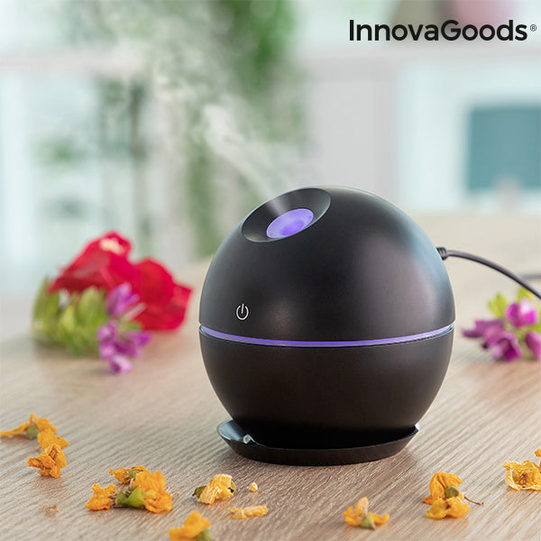 Mini Humidificador Difusor de Aromas Black InnovaGoods