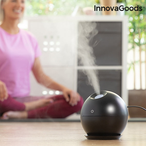 Mini Humidificador Difusor de Aromas Black InnovaGoods