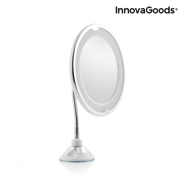 Espejo de Aumento LED con Brazo Flexible y Ventosa Mizoom InnovaGoods