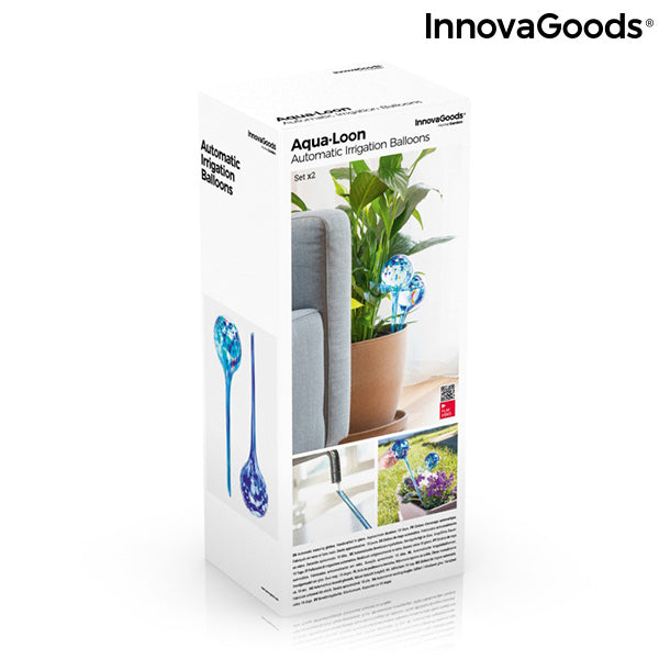 Globos de Riego Automático Aqua·Loon InnovaGoods (Pack de 2)