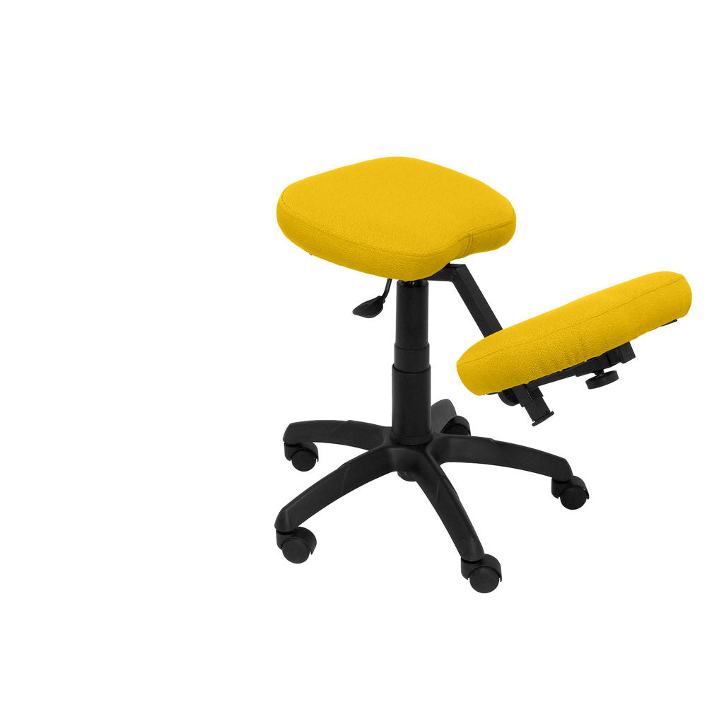 Banco Ergonômico Lietor P&amp;C BALI100 Amarelo