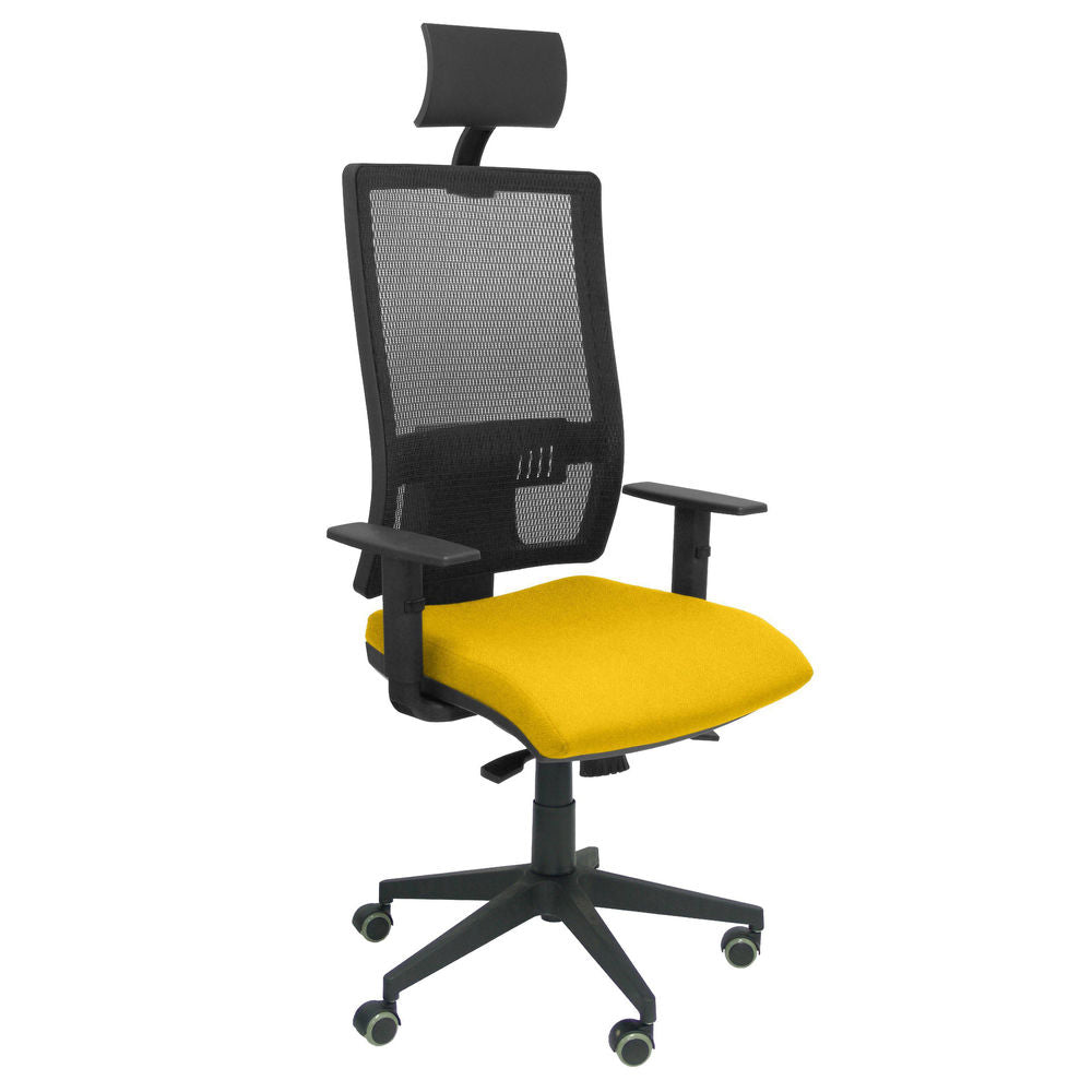 Silla de Oficina con Cabecero Horna bali P&C BALI100 Amarillo