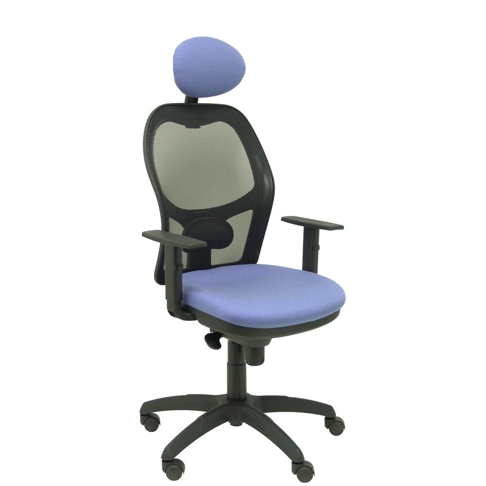 Silla de Oficina con Cabecero Jorquera P&C ALI261C Azul claro