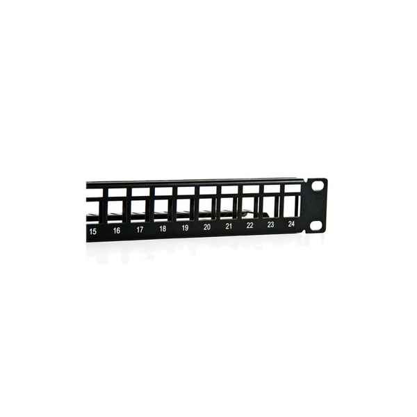 Patch Panel 24 portas UTP categoria 6 2LAN ARAP19C24VAC 19"