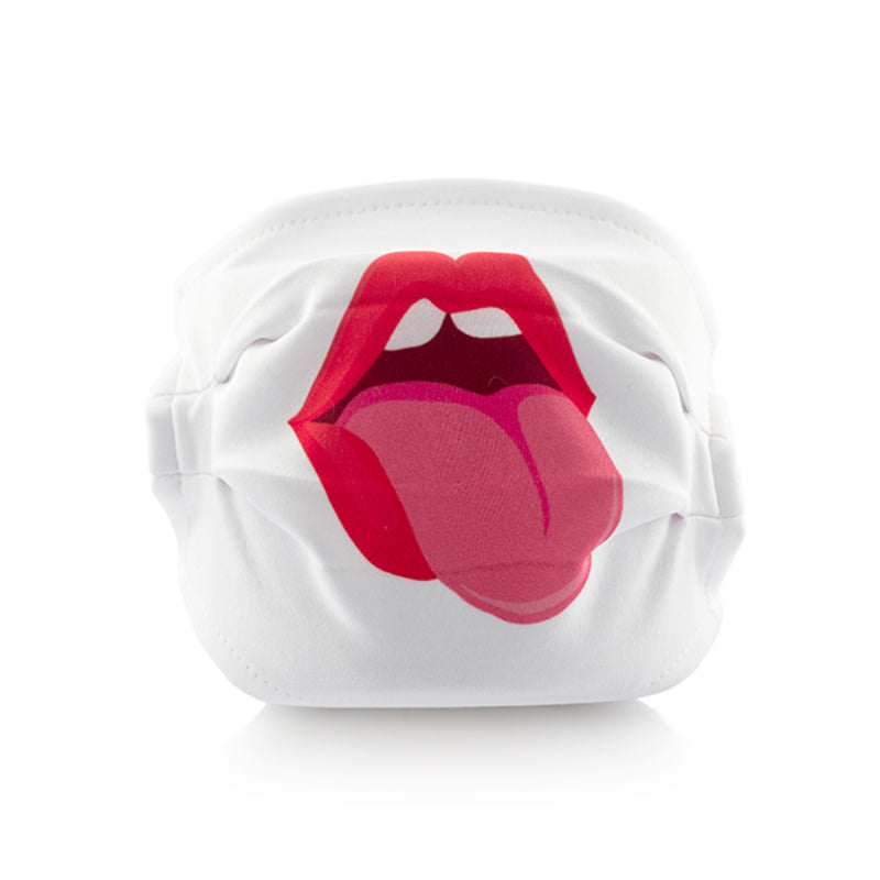 Mascarilla Higiénica de Tela Reutilizable Tongue Luanvi Talla M Pack de 3 uds