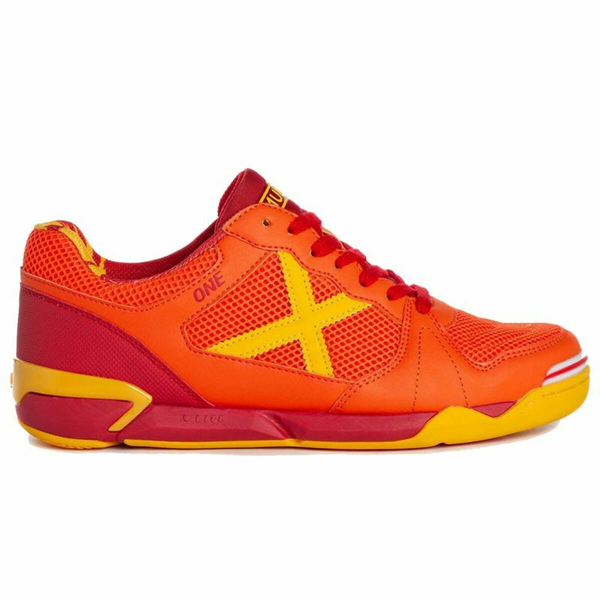 Zapatillas de Fútbol Sala para Adultos Munich  One 51 Naranja