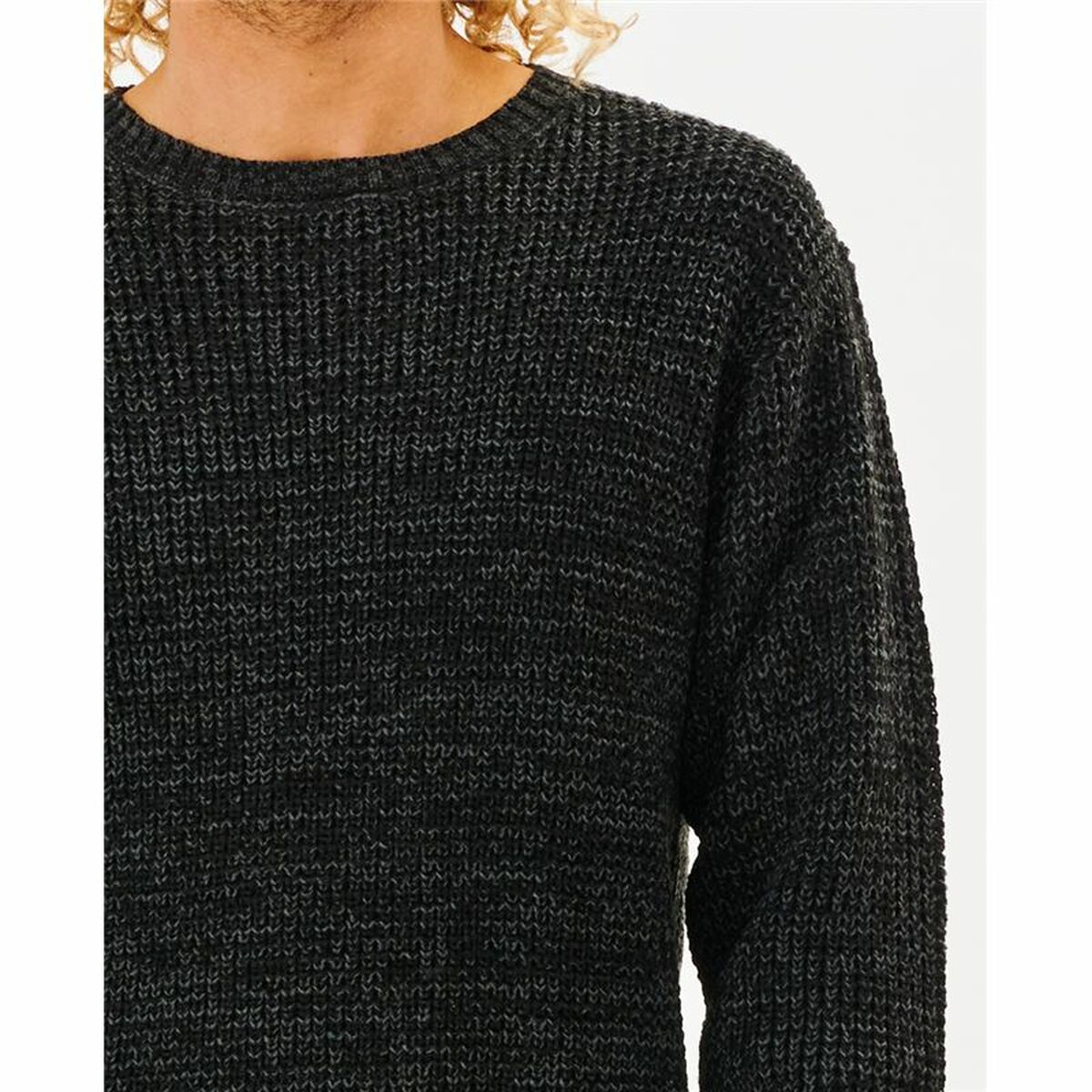 Sudadera sin Capucha Hombre Rip Curl Negro