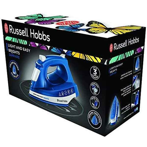 Plancha de Vapor Russell Hobbs Light & Easy Brights 2400W Azul (Reacondicionado B)