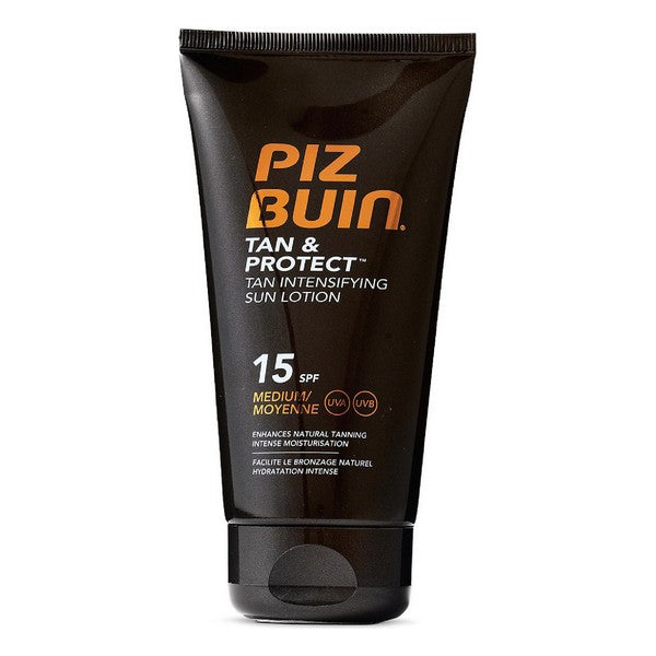 Loción Solar Tan & Protect Piz Buin Spf 15 (150 ml)