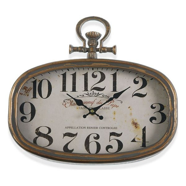 Reloj de Pared Chateau Metal (35 x 6 x 32,5 cm)