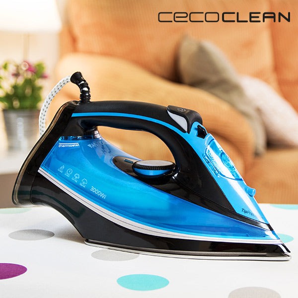 Plancha de Vapor Cecotec Force Titanium 520 Azul 3000 W (Reacondicionado A+)