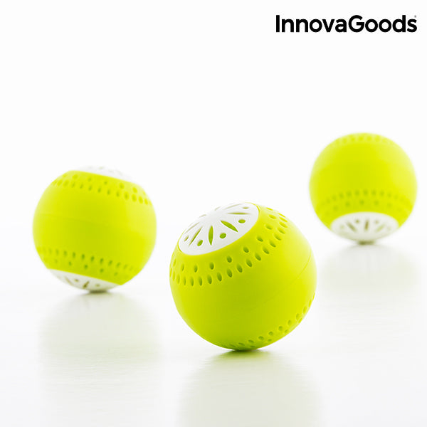 Bolas ecológicas InnovaGoods para frigoríficos (pack de 3)