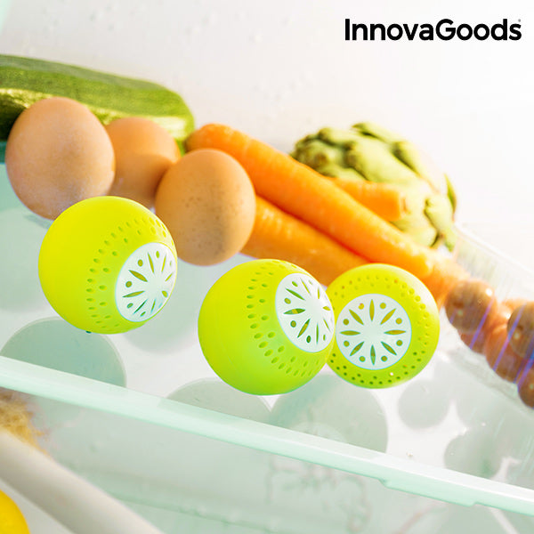 Bolas ecológicas InnovaGoods para frigoríficos (pack de 3)