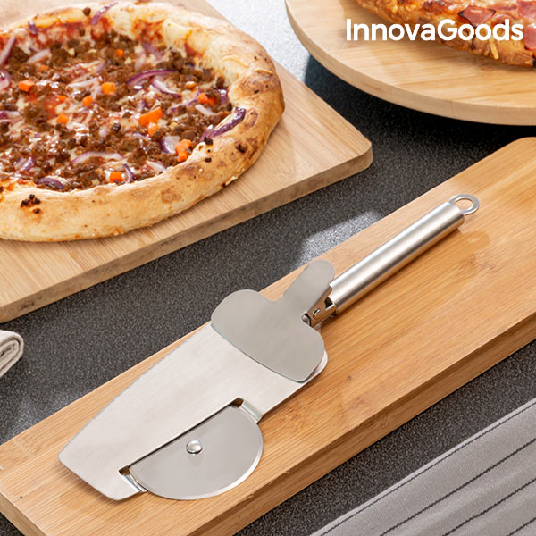 Cortador de Pizza 4 em 1 InnovaGoods Nice Slice