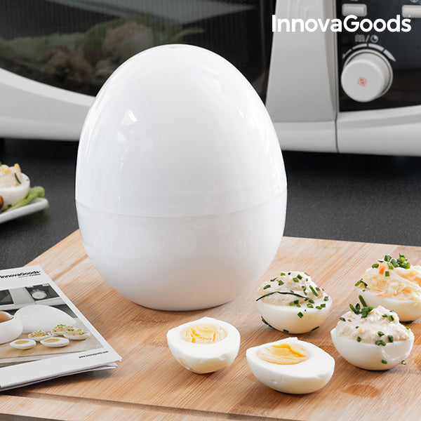 Fogão de Ovos para Microondas com Livro de Receitas Boilegg InnovaGoods